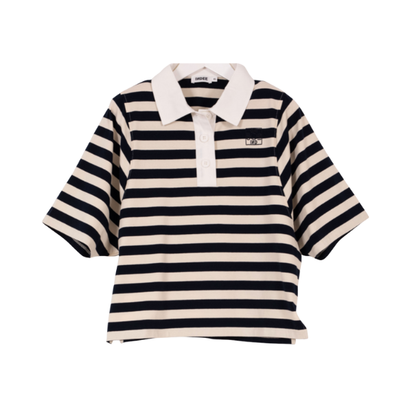 INDEE VISIBLE POLO LARGE STRIPES TSHIRT(10-L) – Klade Children's