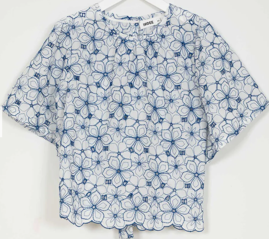 INDEE EMBROIDED LACE TOP (10Y-L)