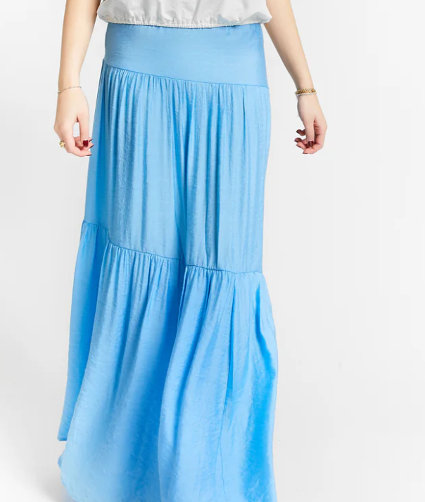 INDEE LONG PLAIN SKIRT (10Y-L)