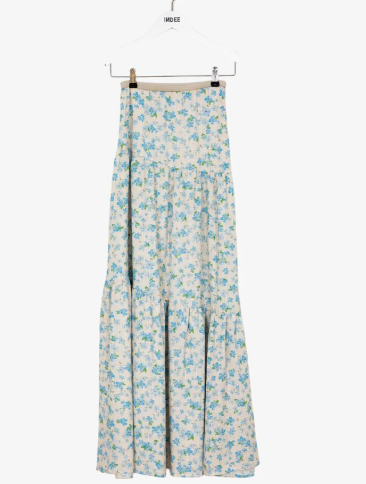 INDEE LONG PRINTED SKIRT (XS-L)