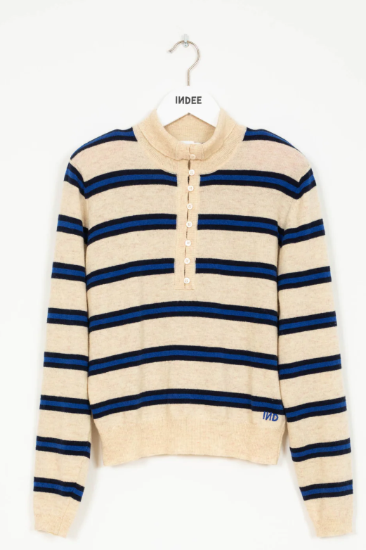 INDEE TRIPOLI PULLOVER W/STRIPES (10-L)