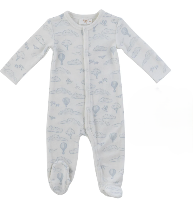 KIPP BABY CLOUD NINE TERRY FOOTIE (9M-12M)