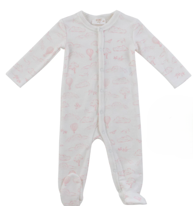 KIPP BABY CLOUD NINE TERRY FOOTIE (9M-12M)