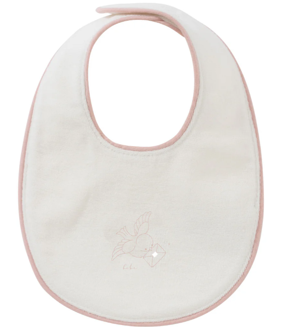 KIPP BABY FLYING FEATHERS TERRY BIB (OS)