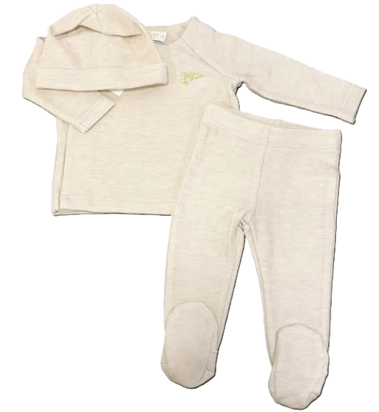 KIPP BABY KNIT WRAP 3PC SET (3M-12M)