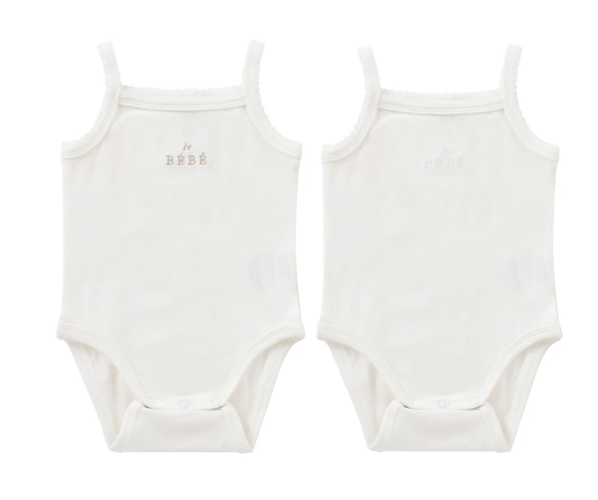 KIPP BEBE ONESIE SET OF 2 (NB-24M)