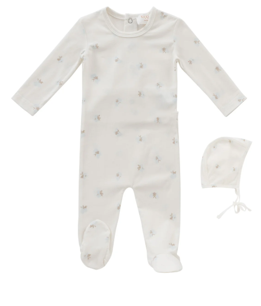 KIPP BUTTERFLY STRETCHIE W/BONNET (NB-6M)