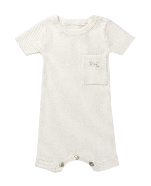 KIPP HAYDEN RIBBED KNIT ROMPER (6M-24M)