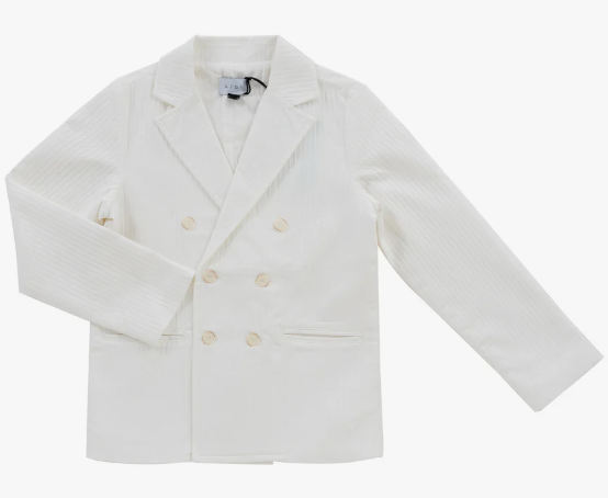 KIPP (KLAI) PLAID TEXTURED BLAZER (2-10Y)