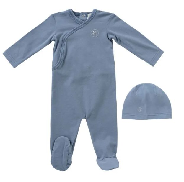 KIPP LOGO WRAP STRETCHIE W/HAT (3M-6M)