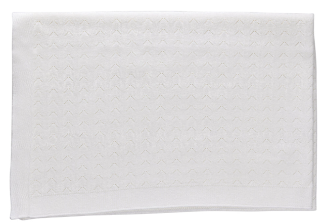 KIPP ZIG ZAG POINTELLE KNIT BLANKET (OS)