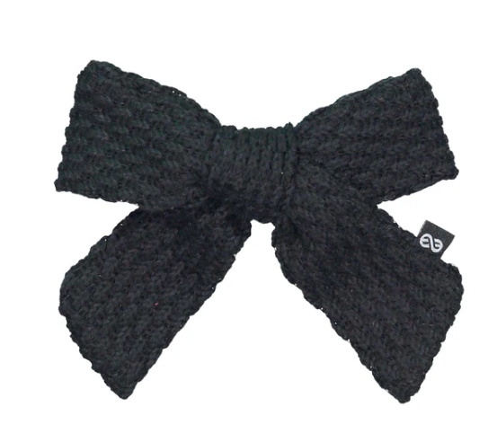 KNOT KNITTED BOW CLIP (OS)