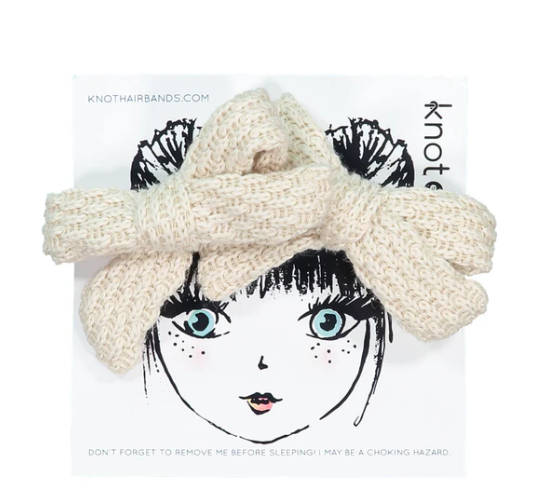 KNOT KNITTED MINI BOW SET (OS)