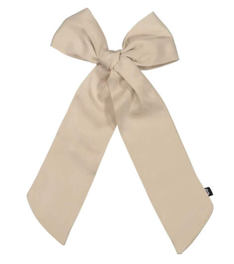 KNOT SATEEN BOW CLIP (OS)