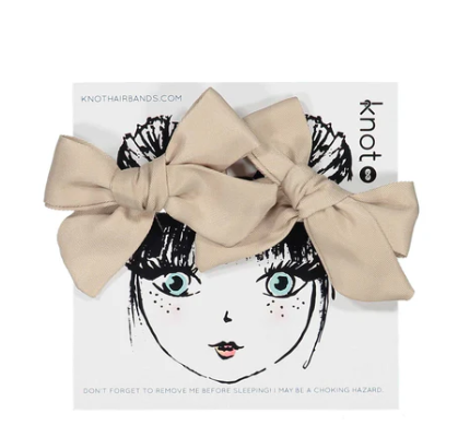 KNOT SATEEN BOW SET (OS)