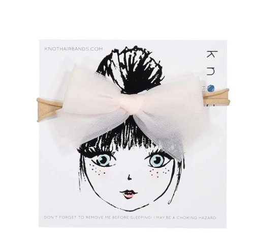 KNOT TULLE BOW BAND (OS)