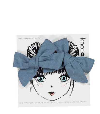 KNOT WOVEN BOW SET (OS)