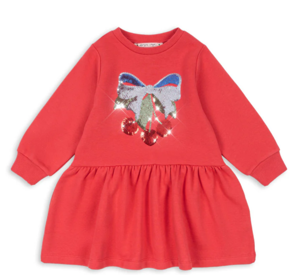 KONGES SLOJD LOU SEQUIN SWEAT DRESS (2-8Y)