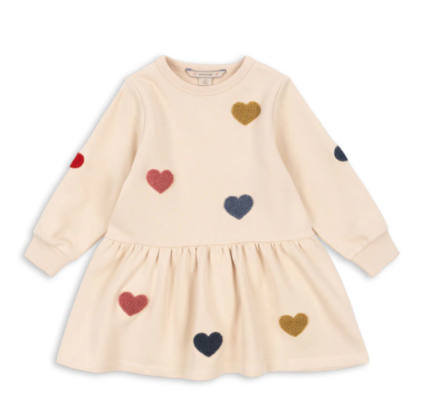 KONGES SLOJD LOU TERRY SWEAT DRESS (2-10Y)