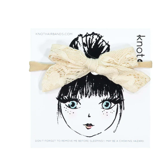 KNOT LACE MINI BOW BAND (OS)