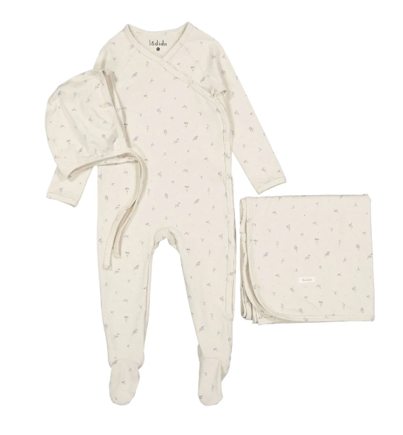 LADIDA WATERCOLOR PRINT STRETCHIE 3PC SET (3M-6M)