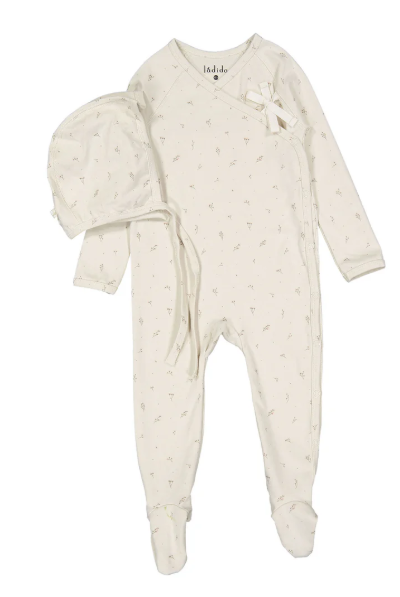 LADIDA WATERCOLOR STRETCHIE W/HAT (3M-9M)