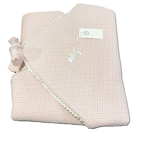 LATTE BABY LACE COVER BLANKET (OS)