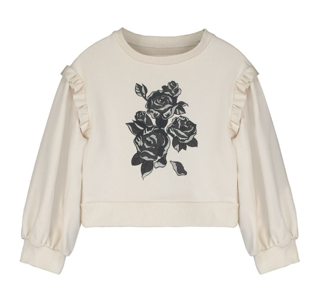 LCF 3 FLOWERS SWEATSHIRT (2-XS)