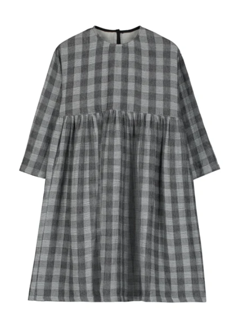 LCF CHECK DRESS (2-12Y)
