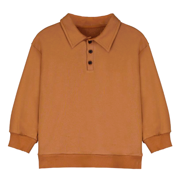 LCF FLEECE POLO TOP (2-9Y)
