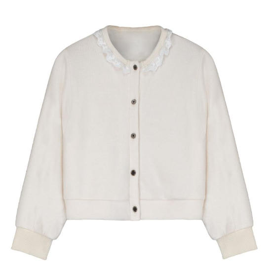 LCF KNIT LACE CARDIGAN (12-M)