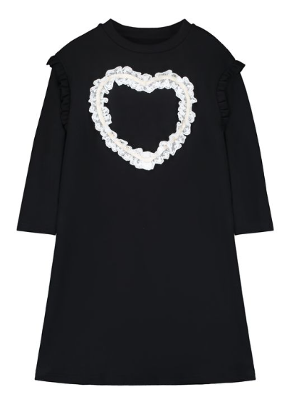 LCF LACE HEART DRESS (2-11Y)