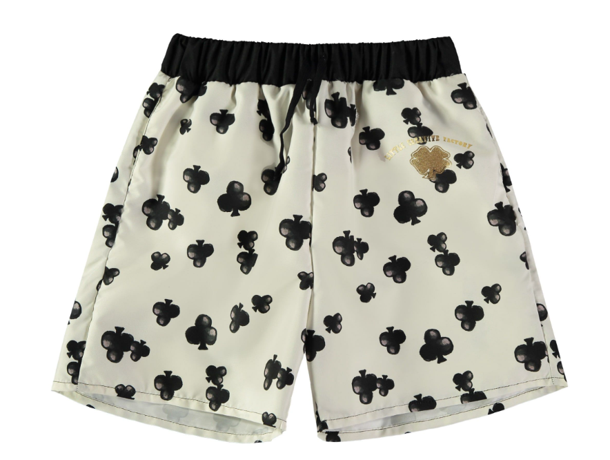 LITTLE CREATIVE LUCKY LONG SWIM SHORTS(2-7Y)