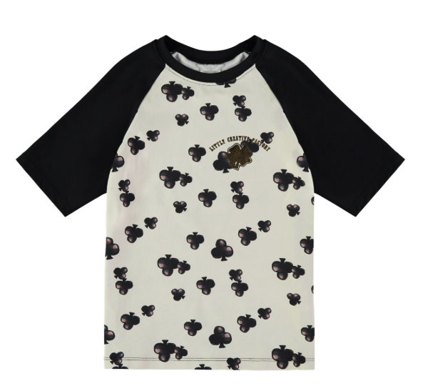 LITTLE CREATIVE LUCKY SWIM TSHIRT (2-7Y)