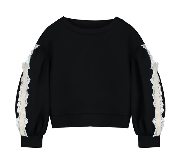 LCF NEOPRENE LACE BALLON SWEATSHIRT (10-M)