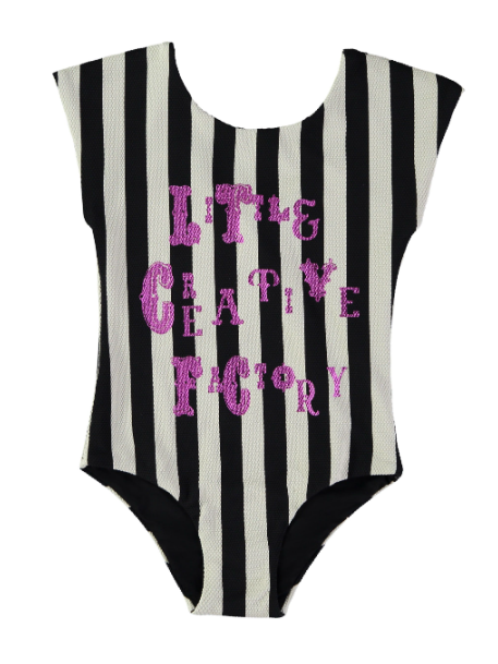 LITTLE CREATIVE STRIPED BATHING SUIT (2-12Y)