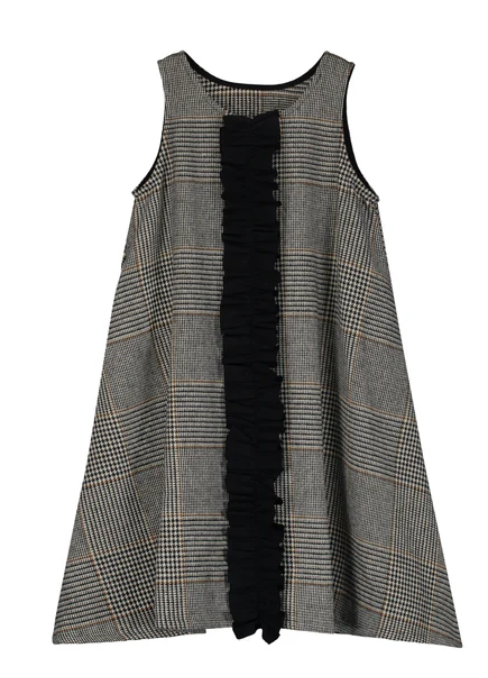 LCF VALLEY APRON RUFFLE DRESS (2-S)