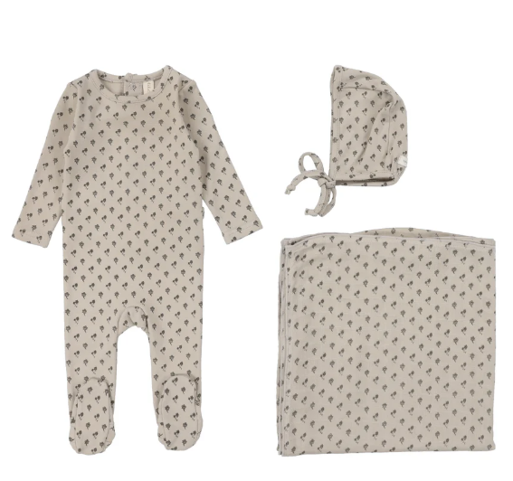 LILETTE BALLARD PRINT LAYETTE SET (NB-6M)