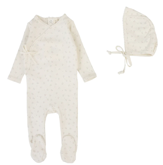 LILETTE BUD FOOTIE SET (3M-6M)