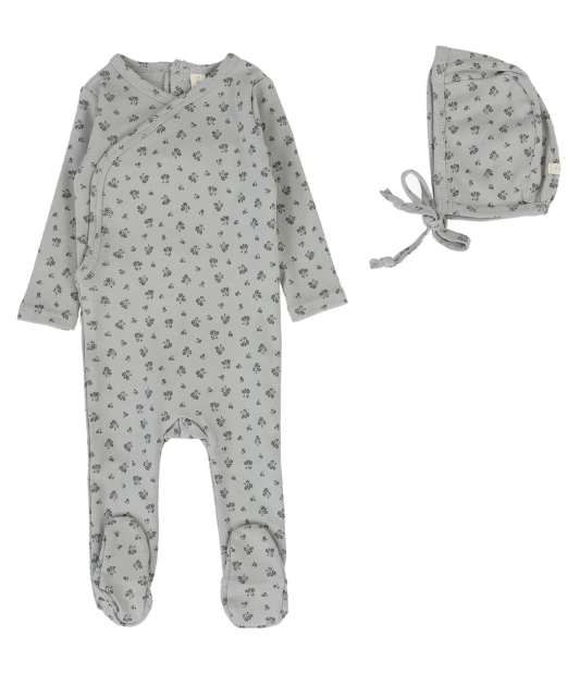 LILETTE BUD FOOTIE SET (3M-9M)