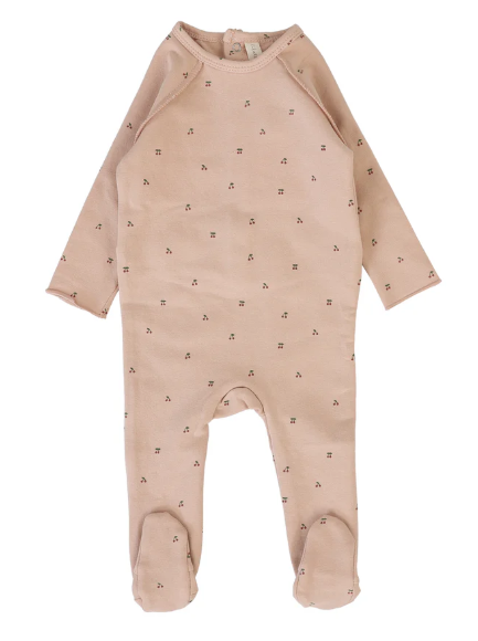 LILETTE CHERRY PRINT FOOTIE (12M-18M)
