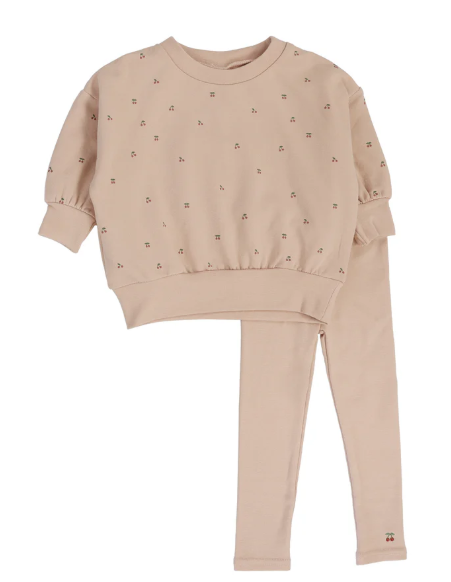 LILETTE CHERRY PRINT SET (12M-48M)