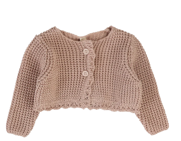 LILETTE CHUNKY KNIT SHRUG W/BONNET(3M-24M)