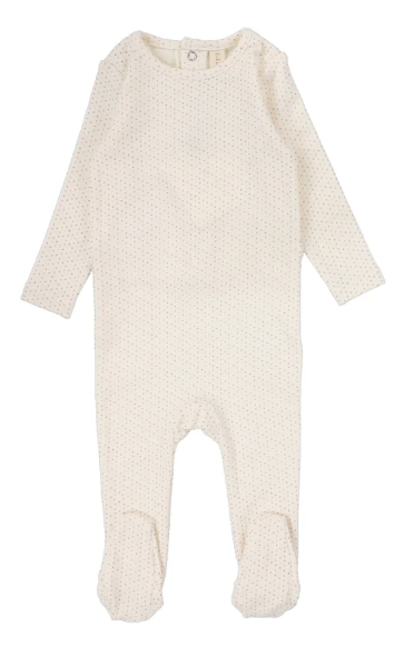 LILETTE DOTTED FOOTIE (3M-9M)