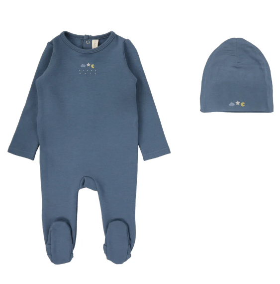 LILETTE DREAMY GRAPHIC FOOTIE SET (3M-9M)