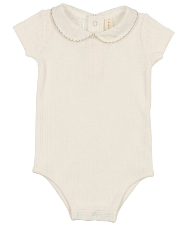 LILETTE EDGED COLLAR ONESIE (9M-24M)