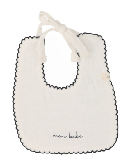 LILETTE EDGED MUSLIN BIB (OS)