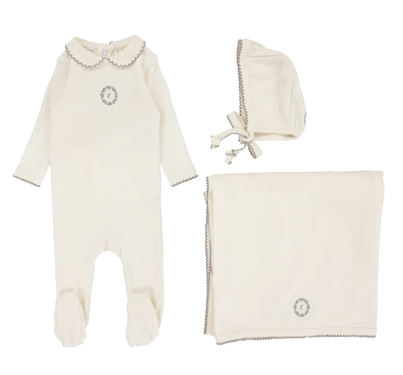 LILETTE EMBLEM EMB LAYETTE SET (NB-6M)