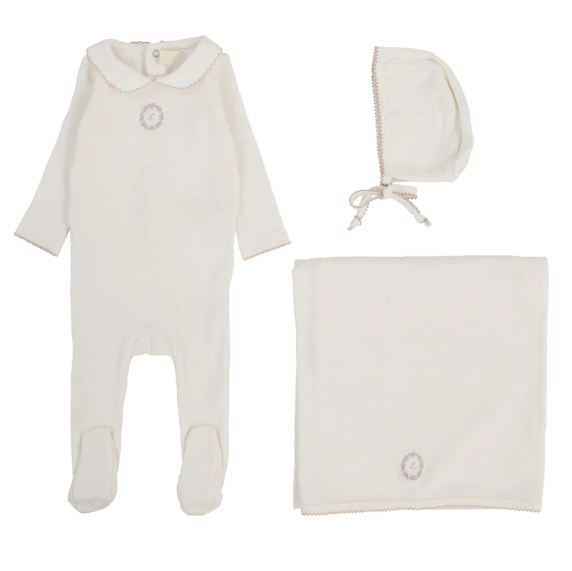 LILETTE EMBLEM EMB LAYETTE SET (NB-6M)