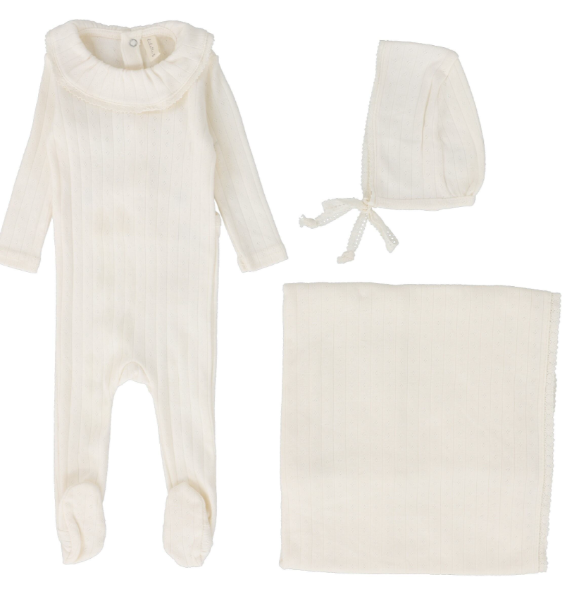 LILETTE FINE POINTELLE RUFFLE SET (NB-6M)
